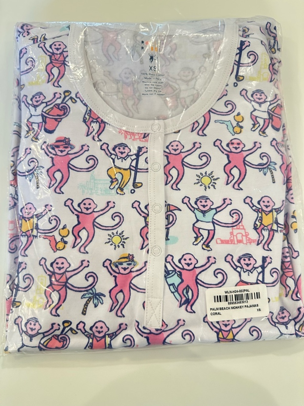 Roller Rabbit palm beach Pajamas set